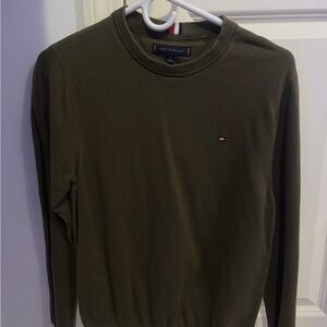 Tommy Hilfiger Khaki Crewneck Pullover